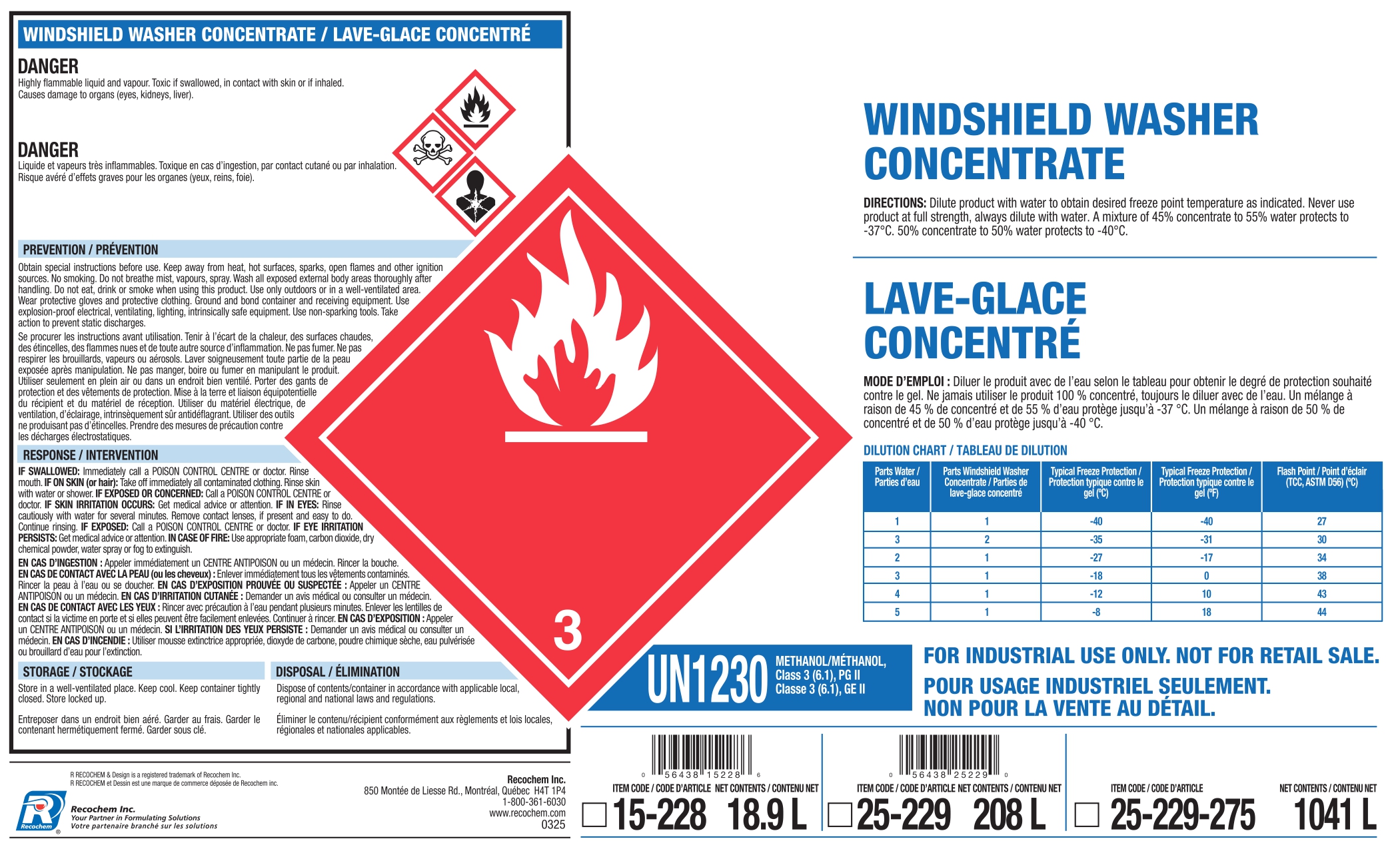 Liquide lave-glace concentré Turbo Power, 205 L